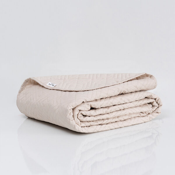 Quilt Cordoba Liso 1.5 Plazas / Arena - Mashini - Imagen 2