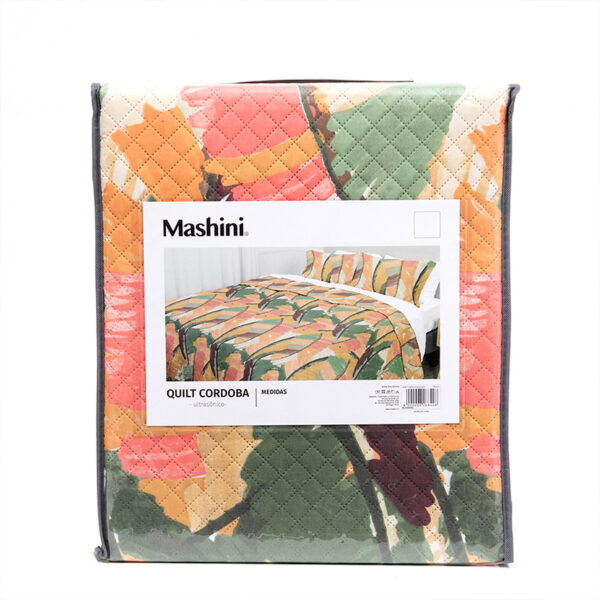Quilt Cordoba Estampado 2 Plazas / Plumas - Mashini - Imagen 4