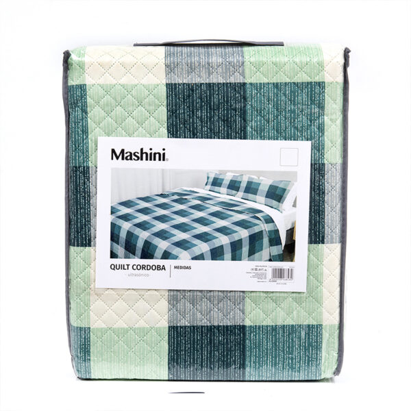 Quilt Cordoba Estampado 1.5 Plazas / Romana - Mashini - Imagen 4