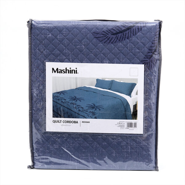 Quilt Cordoba Estampado 2 Plazas / Vegetación - Mashini - Imagen 4