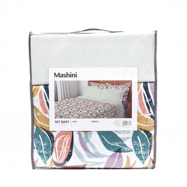 Quilt + Sábana Estampado 2.5 Plazas / Sofía - Mashini - Imagen 4