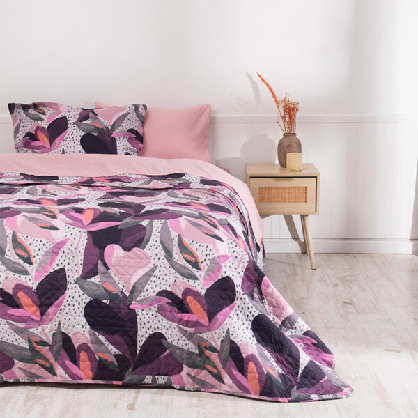 Quilt + Sábana Estampado 1.5 Plaza / Amanda - Mashini