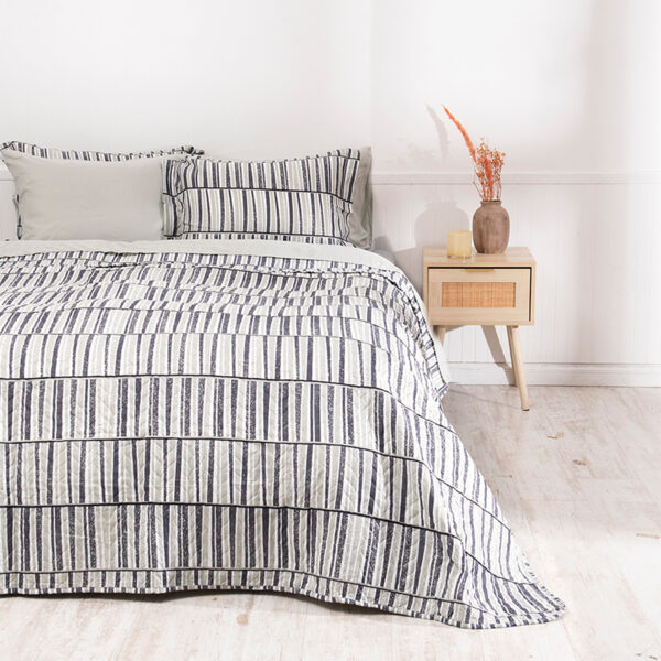 Quilt + Sábana Estampado 2.5 Plazas / Piano - Mashini