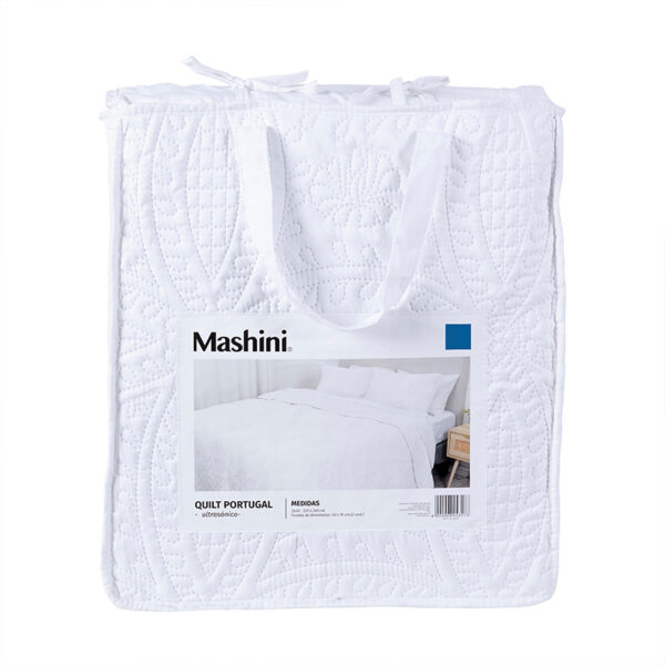 Quilt Portugal 2.5 Plazas / Blanco - Mashini - Imagen 4