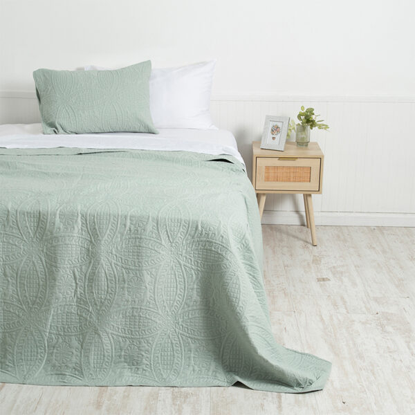 Quilt Portugal 1.5 Plazas / Verde - Mashini