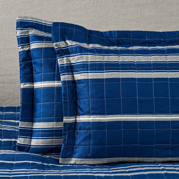 Quilt Estampado 2.5 Plazas / Marino - American Family by Cannon - Imagen 3