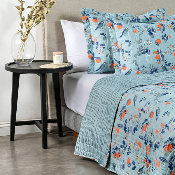 Quilt Estampado 2 Plazas / Citrus - American Family by Cannon - Imagen 2