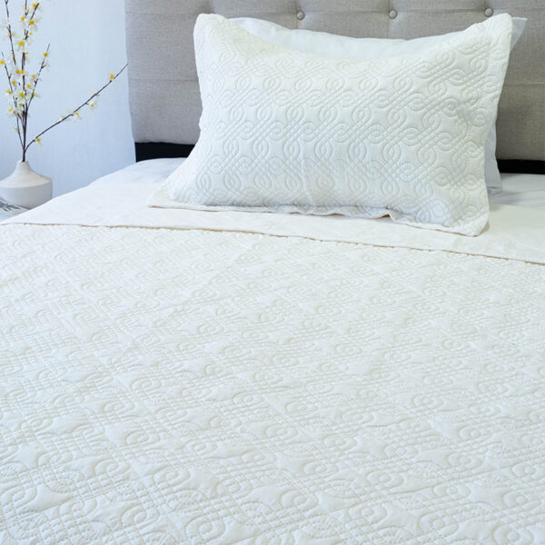 Quilt Bubbly 1.5 Plaza / Blanco - Doral - Imagen 3