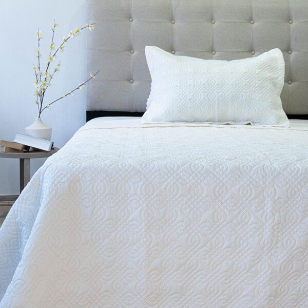 Quilt Bubbly 1.5 Plaza / Blanco - Doral