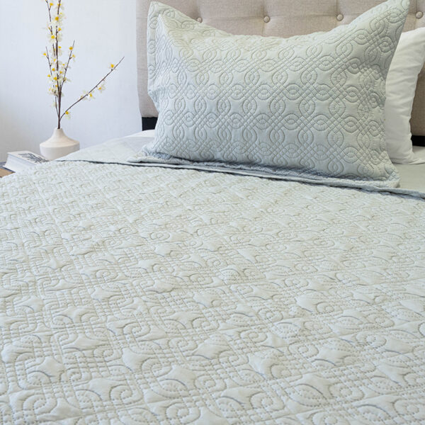 Quilt Bubbly 1.5 Plaza / Gris - Doral - Imagen 3