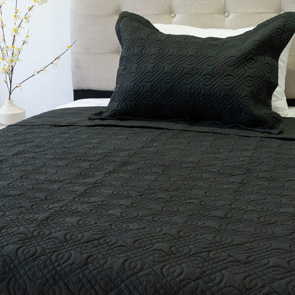 Quilt Bubbly 1.5 Plaza / Negro - Doral - Imagen 3
