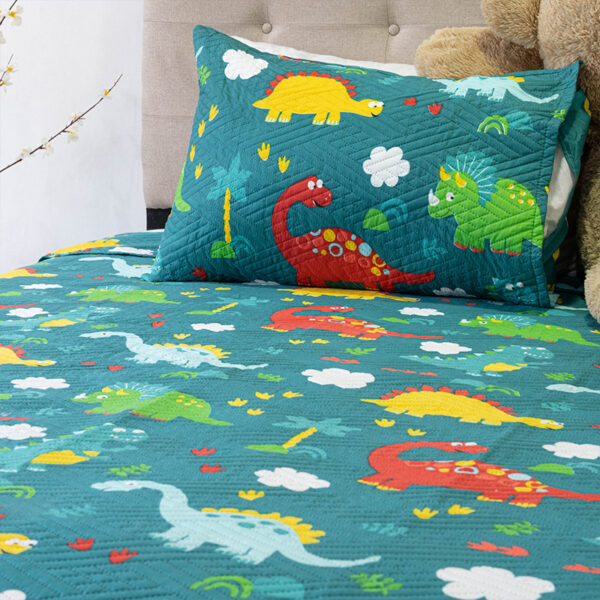 Quilt Hotpress Estampado Infantil 1.5 plazas / Dinosaurios - Doral - Imagen 3