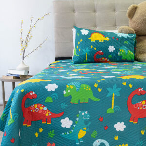 Quilt Hotpress Estampado Infantil 1.5 plazas / Dinosaurios - Doral