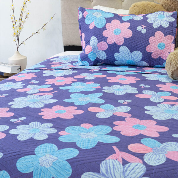Quilt Hotpress Estampado Infantil 1.5 plazas / Flores - Doral - Imagen 3