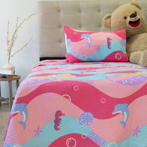 Quilt Hotpress Estampado Infantil 1.5 plazas / Sirenas - Doral