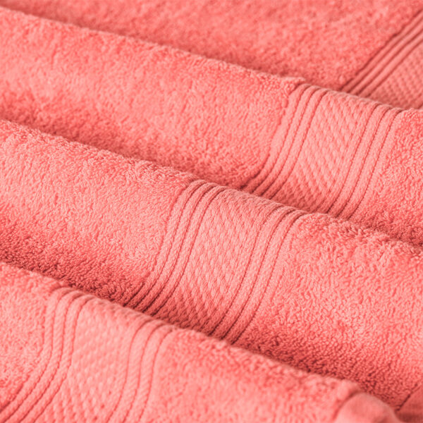 Toalla de Baño 100% Algodón 450 grs. 70x140 cm / Rosado - American Family by Cannon - Imagen 3