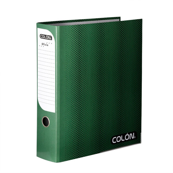 Archivador Oficio Ancho Colores Verde  - Colon