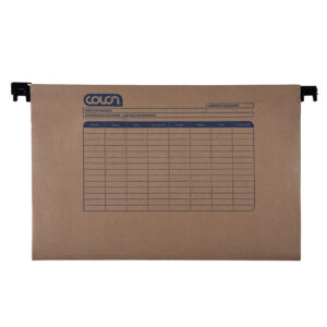 Carpeta Colgante Kraft Barra Plástica - Colón