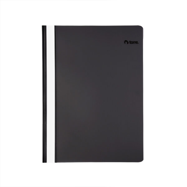 Carpeta PVC Plast File Carta / Negra - Torre