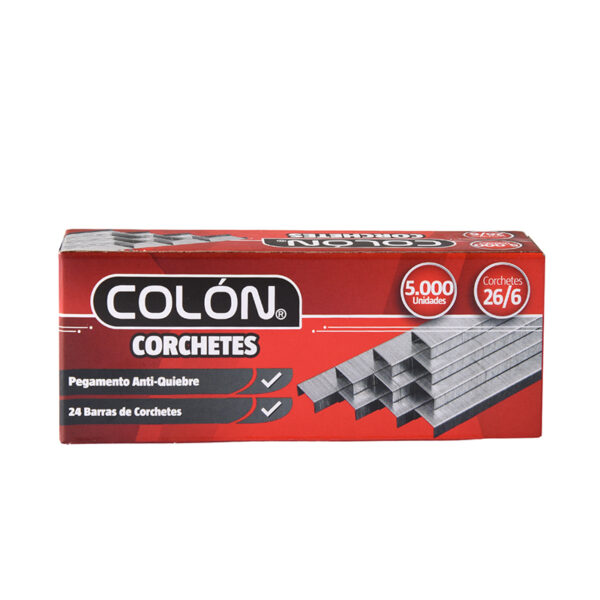 Corchetes 26/6 5000 Und. - Colón