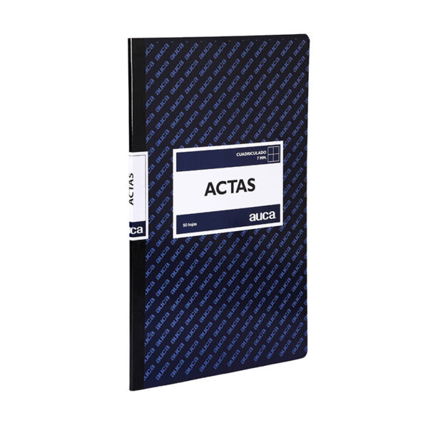 Libro De Actas Cuadriculado 50 Hojas - Auca - Imagen 3
