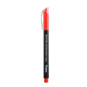 Marcador Permanente Punta Fina 0.8 mm. Rojo - Torre