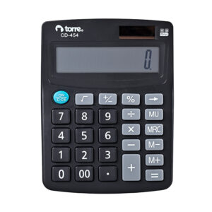 Calculadora Escritorio Negra 454 - 12 Dígitos - Torre