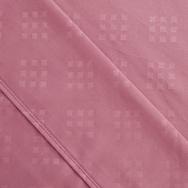 Sábana Microfibra Embossed 2 Plazas / Rosado - Plumetti - Imagen 2