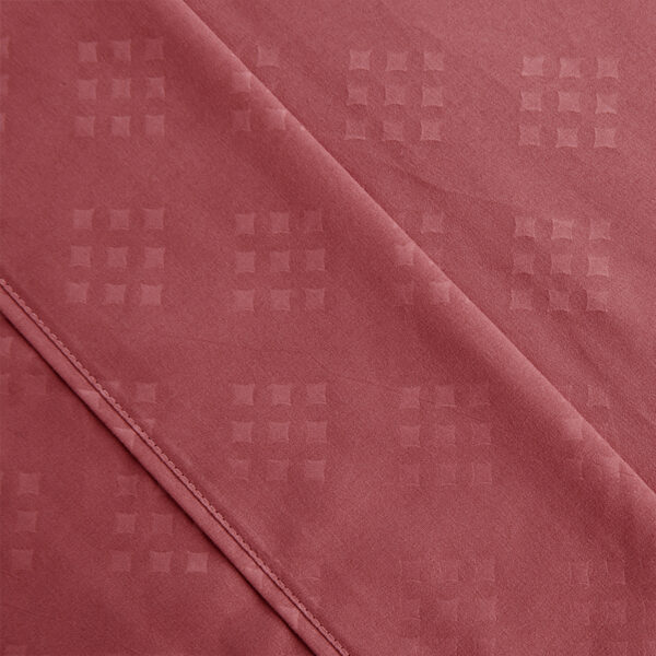 Sábana Microfibra Embossed 2 Plazas / Rojo - Plumetti - Imagen 2