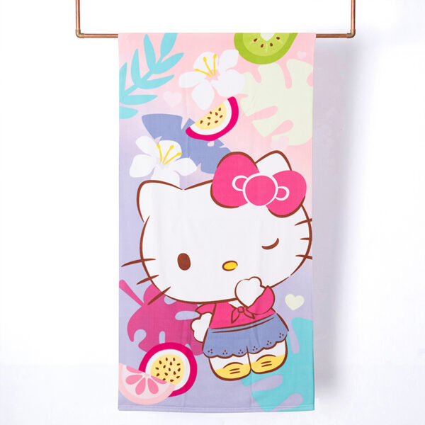 Toalla de Playa Microfibra 70x140cm. / Hello Kitty Kawaii - Mashini