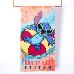 Toalla de Playa Microfibra 70x140cm. / Stitch Flotador - Mashini