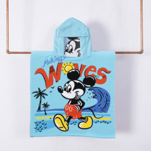 Toalla de Playa con Capucha 60x120cm. / Mickey Making - Mashini