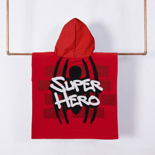 Toalla de Playa con Capucha 60x120cm. / Spiderman Super - Mashini - Imagen 2