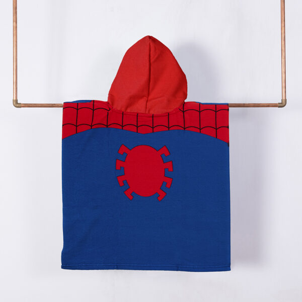 Toalla de Playa con Capucha 60x120cm. / Spiderman Ojos - Mashini - Imagen 2