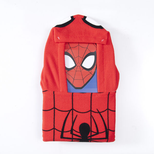 Toalla de Playa con Capucha 60x120cm. / Spiderman Ojos - Mashini - Imagen 3