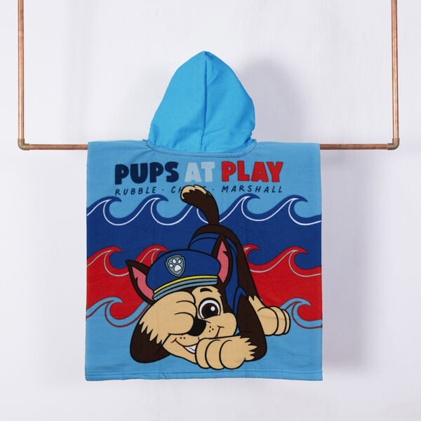 Toalla de Playa con Capucha 60x120cm. / Paw Patrol Niño Pups - Mashini - Imagen 2