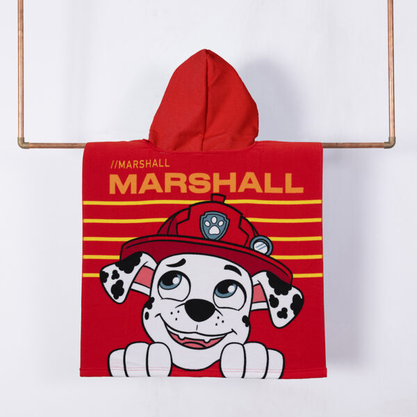 Toalla de Playa con Capucha 60x120cm. / Paw Patrol Marshall - Mashini - Imagen 2
