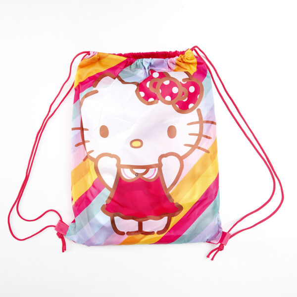 Toalla de Playa 70x140 cm + Bolso / Hello Kitty Arcoíris - Mashini - Imagen 2