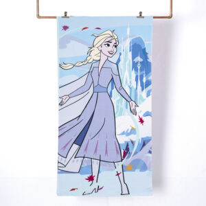Toalla de Playa 70x140 cm + Bolso / Frozen Castillo - Mashini