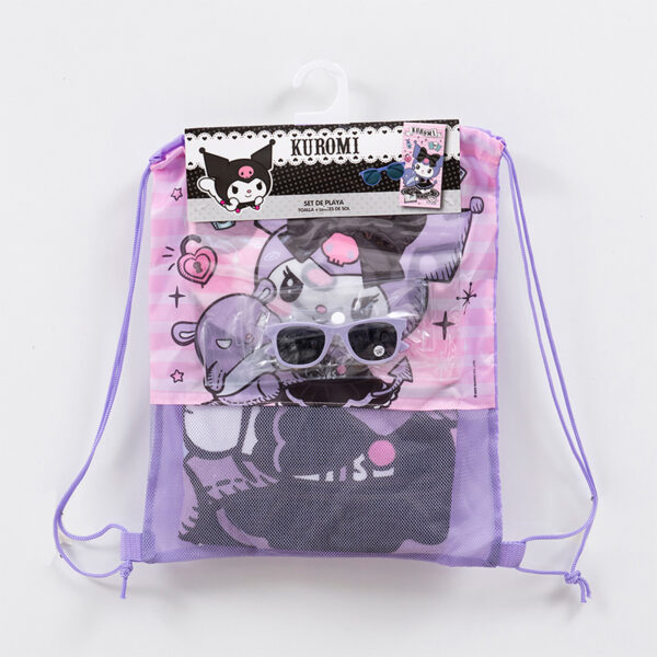 Set Toalla 70x140 cm. + Lentes de Sol / Kuromi Bruja - Mashini - Imagen 4