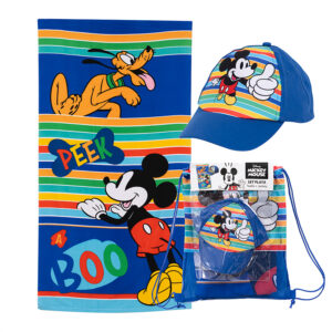 Set Toalla de Playa 70x140 cm. + Jockey / Mickey Boo - Mashini