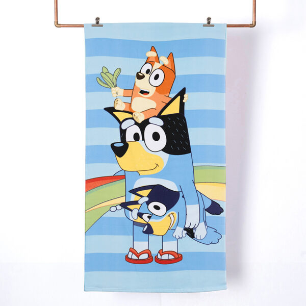 Set Toalla de Playa 70x140 cm. + Jockey / Bluey Familia - Mashini - Imagen 2
