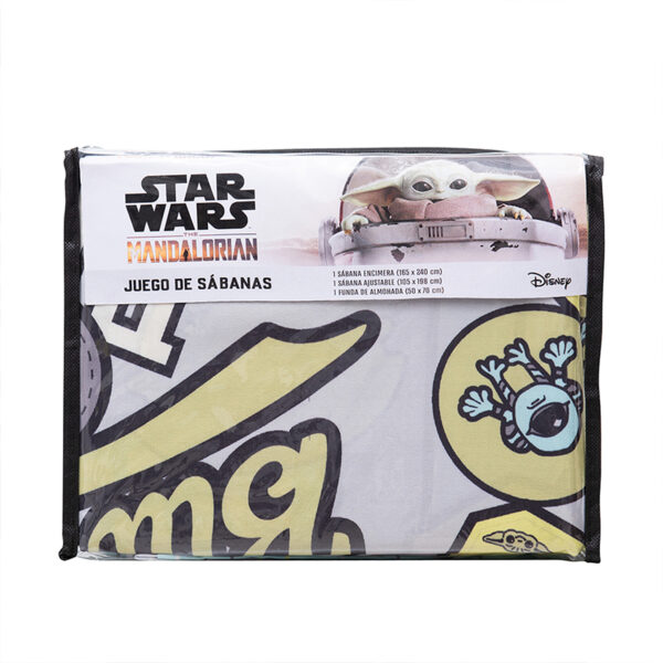 Juego Sábana Microfibra Single / Star Wars Mando - Mashini - Imagen 3