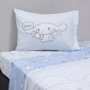 Juego Sábana Microfibra Single / Cinnamonroll Candy - Mashini