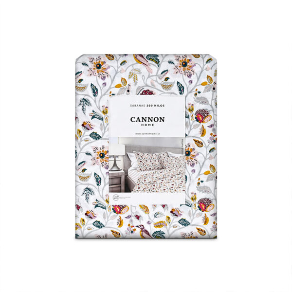 Juego de Sábanas Estampadas 200 Hilos 2 Plazas / Flutter - Cannon - Imagen 3
