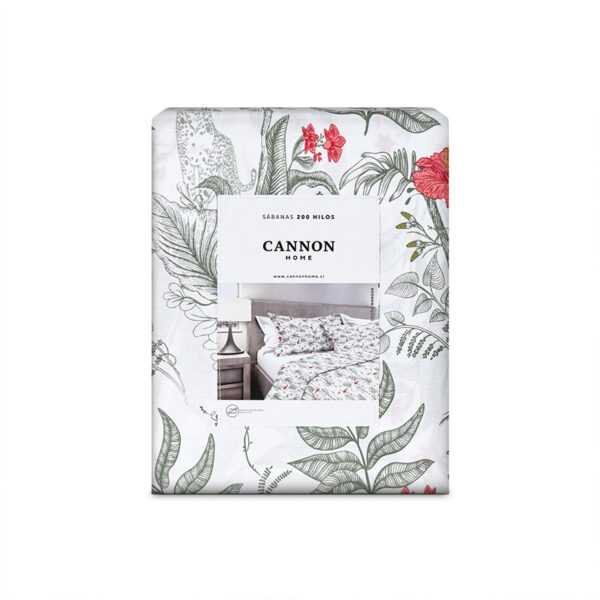 Juego de Sábanas Estampadas 200 Hilos 1.5 Plazas / Mangoa - Cannon - Imagen 3