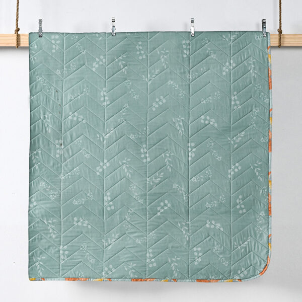 Quilt Estampado 1.5 Plazas / Aquamarine - American Family by Cannon - Imagen 3