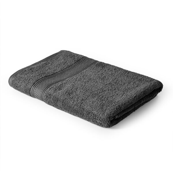 Toalla de Baño 100% Algodón 450 grs. 76x160 cm / Gris - American Family by Cannon - Imagen 2
