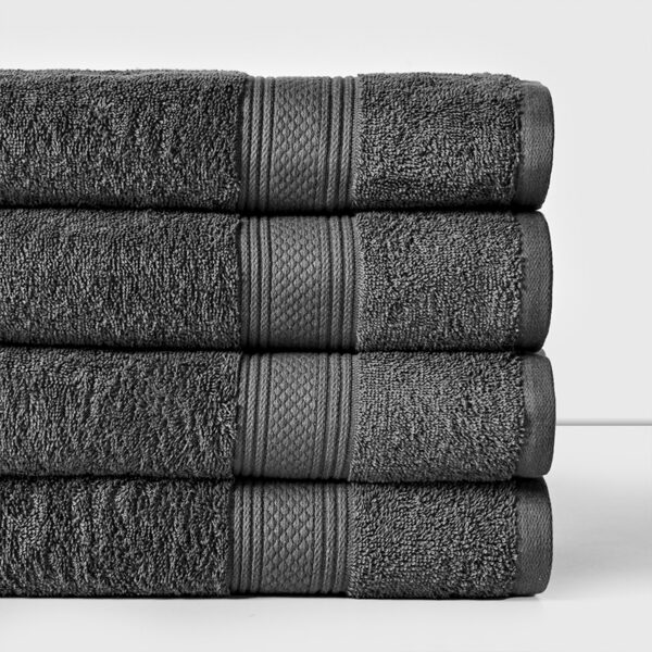 Toalla de Baño 100% Algodón 450 grs. 76x160 cm / Gris - American Family by Cannon