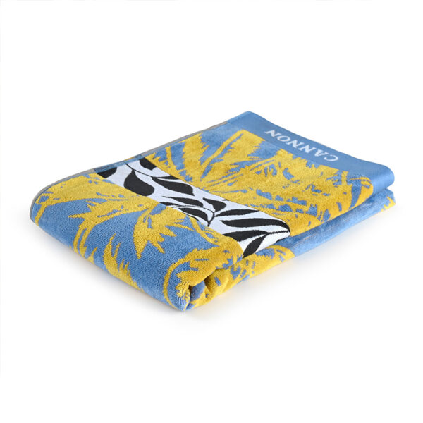 Toalla de Playa 420gr. 80x160 cm. Jacquard / Palmera - Cannon - Imagen 3